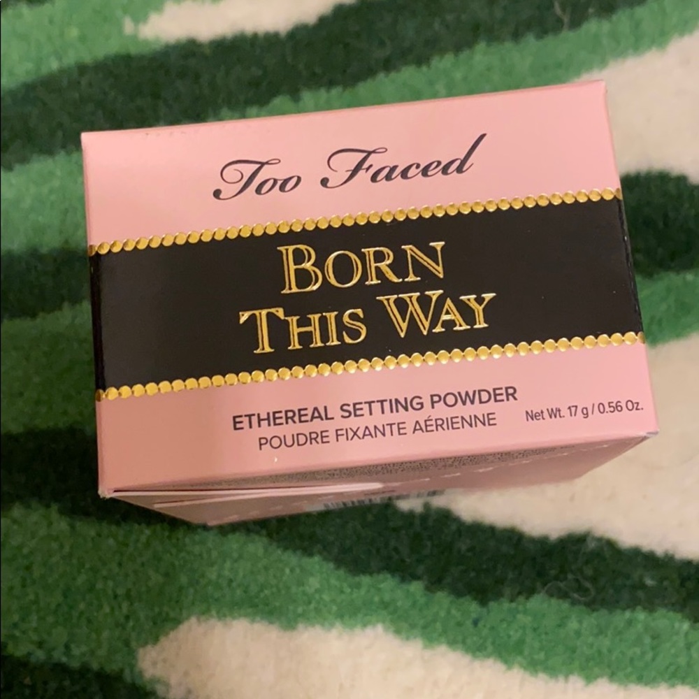 Never used! Too faced born this way setting powder